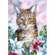 Print - Cat with Lilies